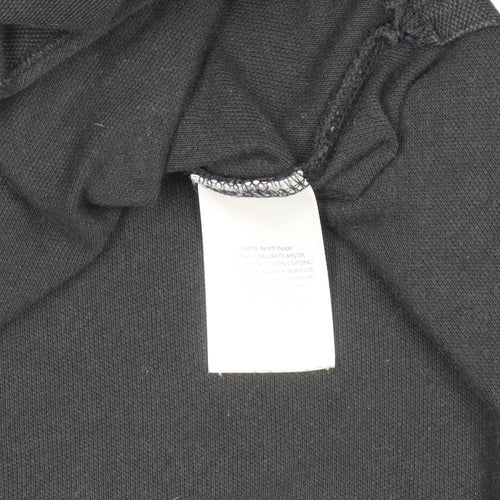 Ralph Lauren Men's Black Long Sleeve Polo Shirt, Size L