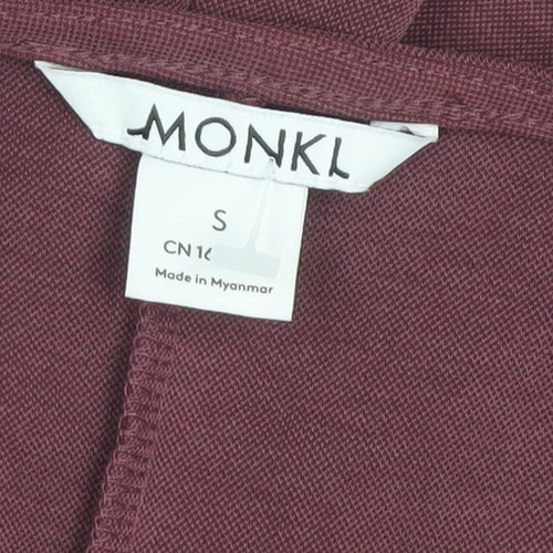 Monki Women's Brown Midi Wrap Dress in Size S