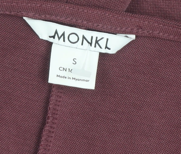 Monki Women's Brown Midi Wrap Dress in Size S