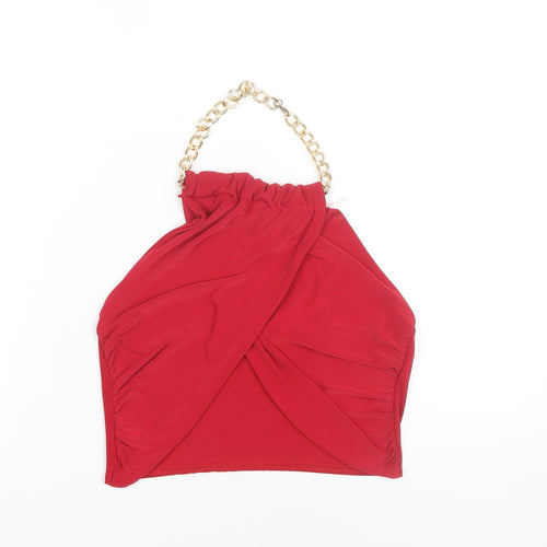 Quiz Women's Red Halter Camisole Top Size 14