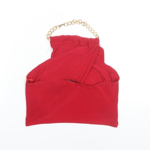 Quiz Women's Red Halter Camisole Top Size 14