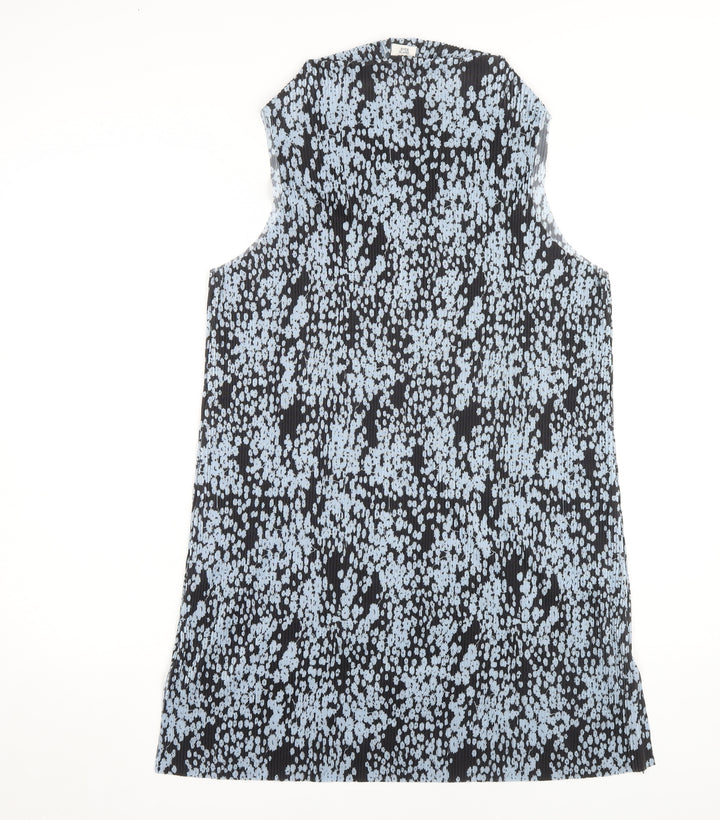 River Island Women's Black Geometric Dress Size 14