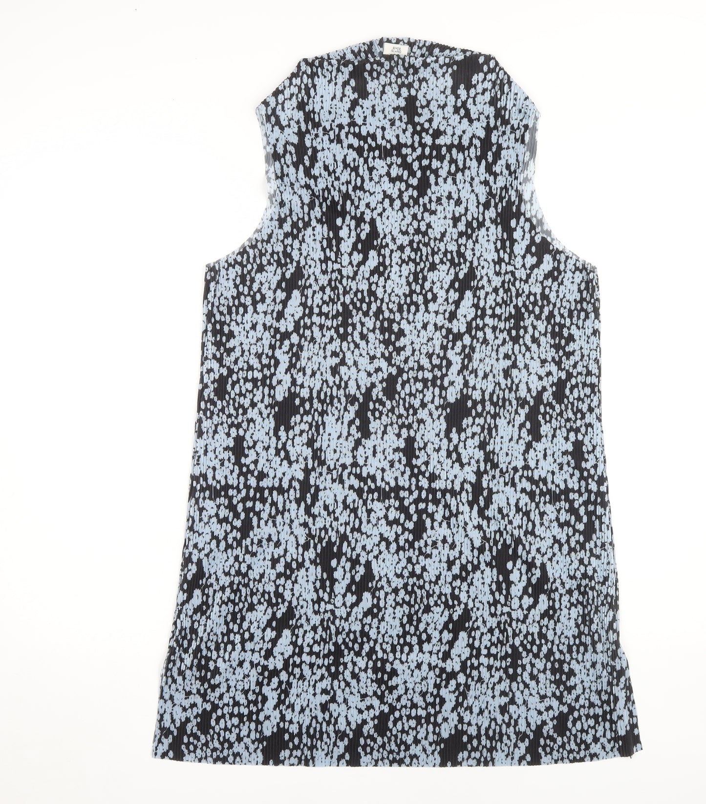 River Island Women's Black Geometric Dress Size 14