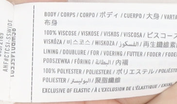 Hollister Women's White Floral A-Line Midi Skirt L