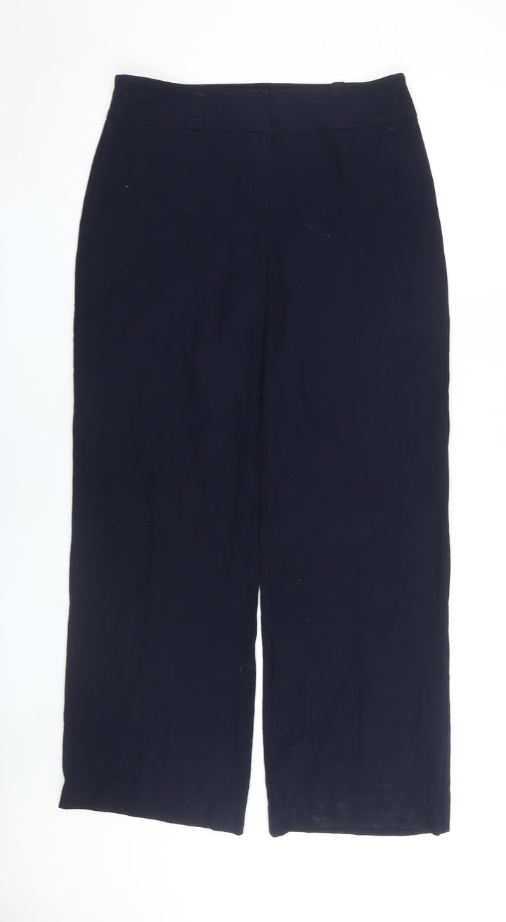 Marks and Spencer Women’s Black Wide-Leg Trousers Size 12
