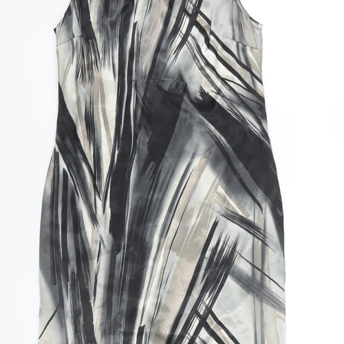 Wallis Women Grey Sheath Dress Size 12
