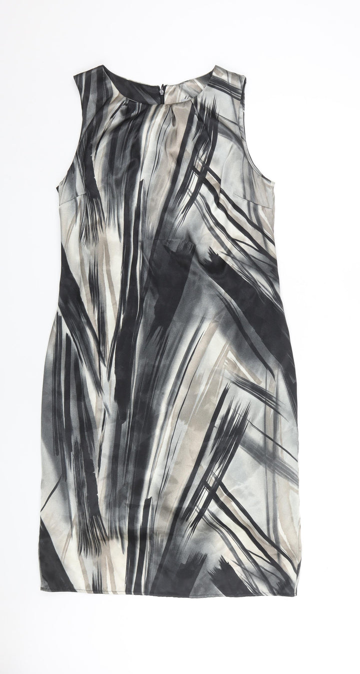 Wallis Women Grey Sheath Dress Size 12