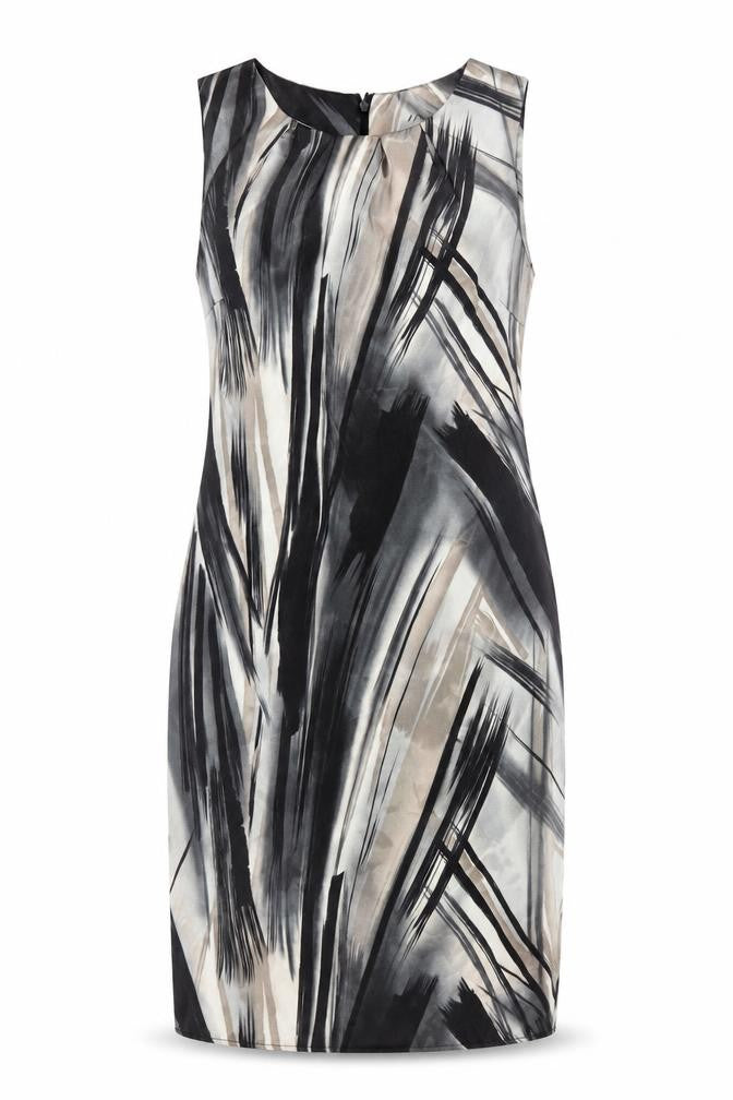Front view of Wallis Women Grey Sheath Dress, size 12