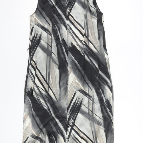 Wallis Women Grey Sheath Dress Size 12
