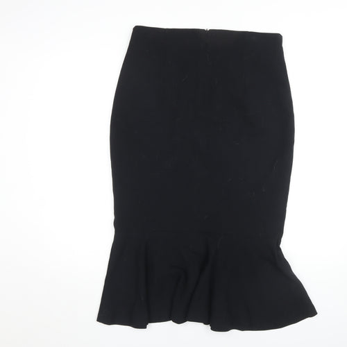 Marks and Spencer Black Trumpet Skirt, Size 12, Women's