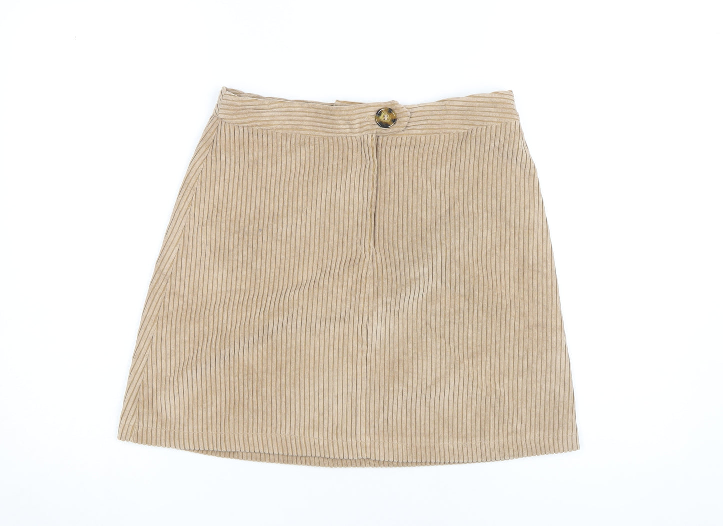 Nobody's Child Women's Beige Mini Skirt Size UK 10