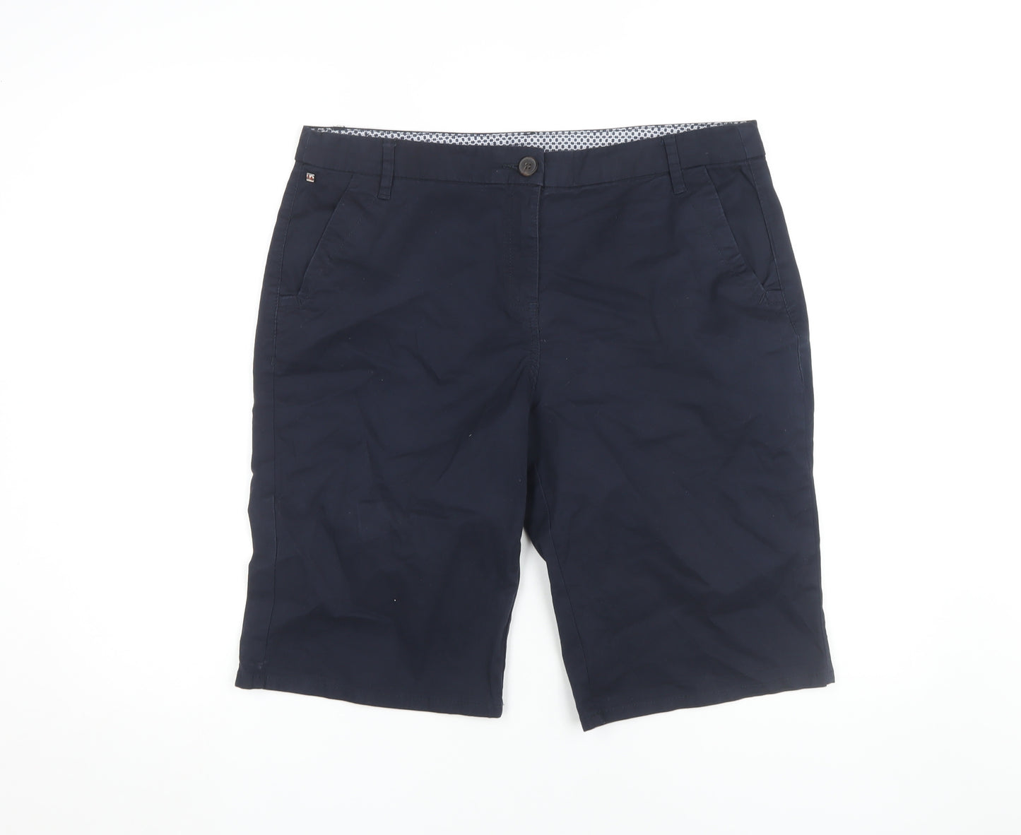 Maine New England Women's Blue Chino Shorts Size 14