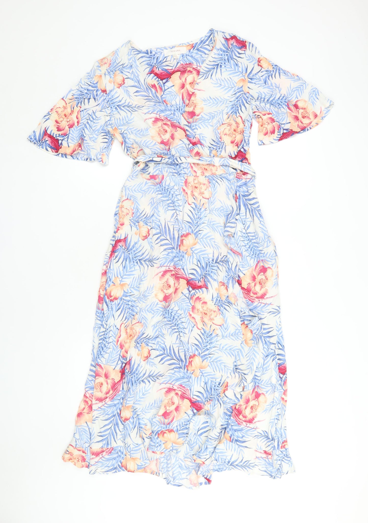 Marks & Spencer Women's Floral Wrap Dress Size 8