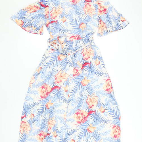 Marks & Spencer Women's Floral Wrap Dress Size 8