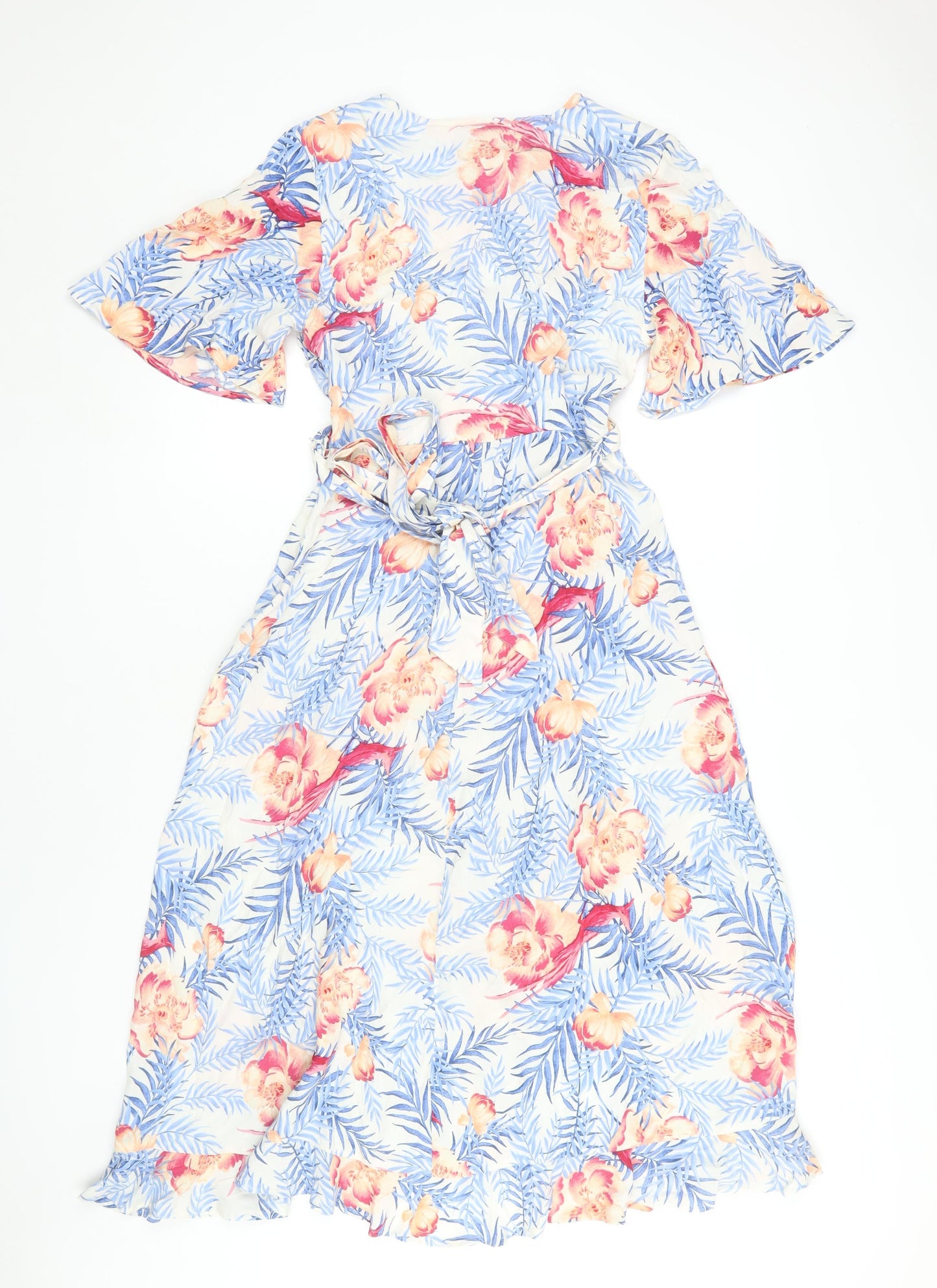 Marks & Spencer Women's Floral Wrap Dress Size 8