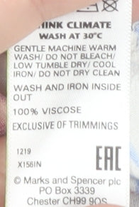 Marks & Spencer Women's Floral Wrap Dress Size 8