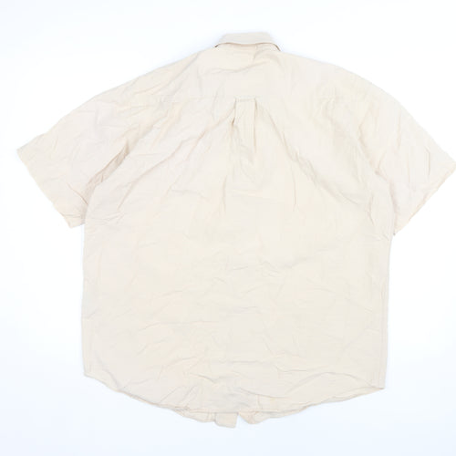 Looney Tunes Men's Beige Short Sleeve Shirt, Size 41/42