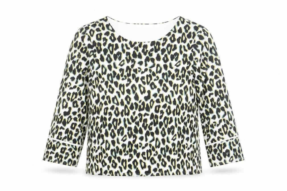 Front view of Paraphrase Women's Multicoloured Animal Print Blouse