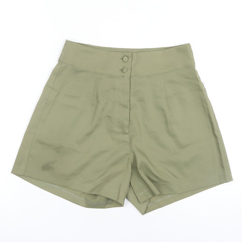 Quiz Women's Green Chino Shorts Size 8