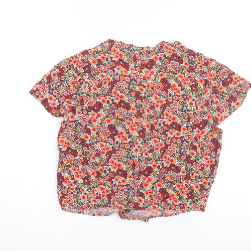 Jack Wills Women's Multicoloured Floral Blouse, Size 12