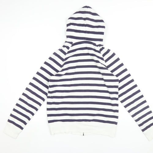 Gap Women's Striped Full Zip Hoodie M Multicoloured