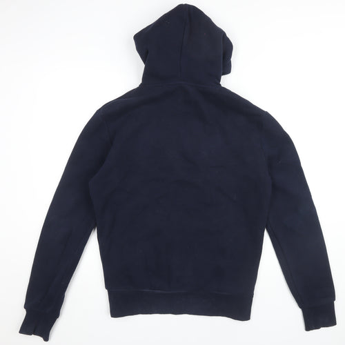 Superdry Men's Blue S Pullover Hoodie Athletic Style