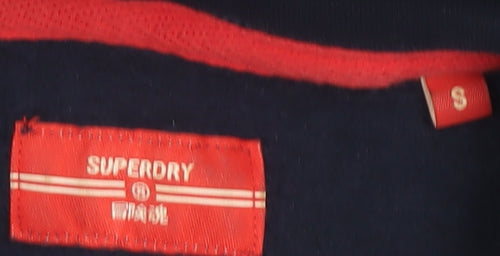 Superdry Men's Blue S Pullover Hoodie Athletic Style