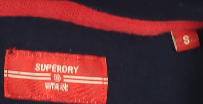 Superdry Men's Blue S Pullover Hoodie Athletic Style