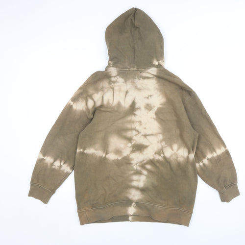 Zara Boys Brown Tie-Dye Pullover Hoodie - Size 10