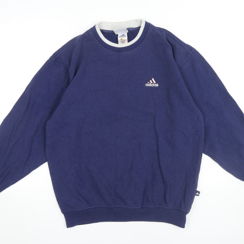 Adidas Men's Blue Pullover Sweatshirt M