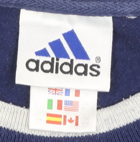 Adidas Men's Blue Pullover Sweatshirt M