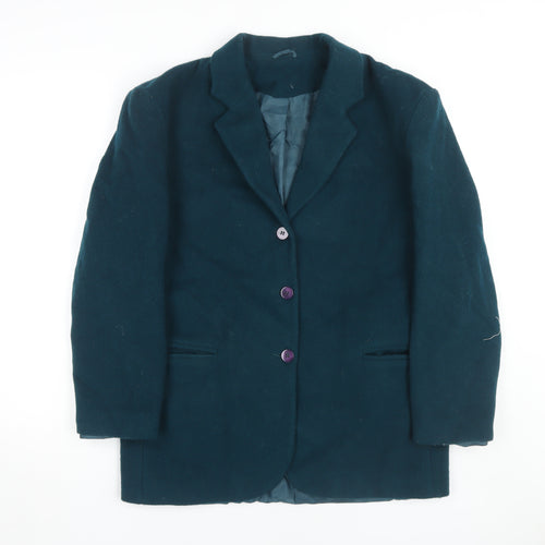 Style Inc Women's Green Wool Coat Size 12