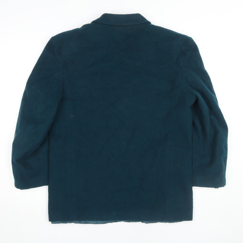 Style Inc Women's Green Wool Coat Size 12