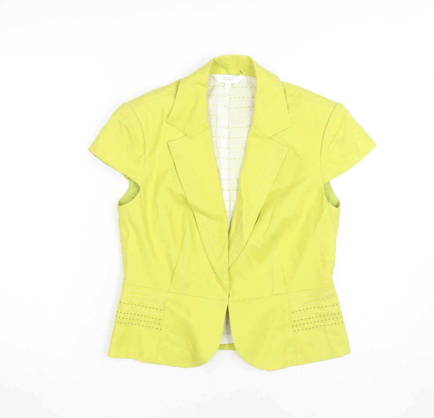 Marks and Spencer Green Women's Blazer Size 12