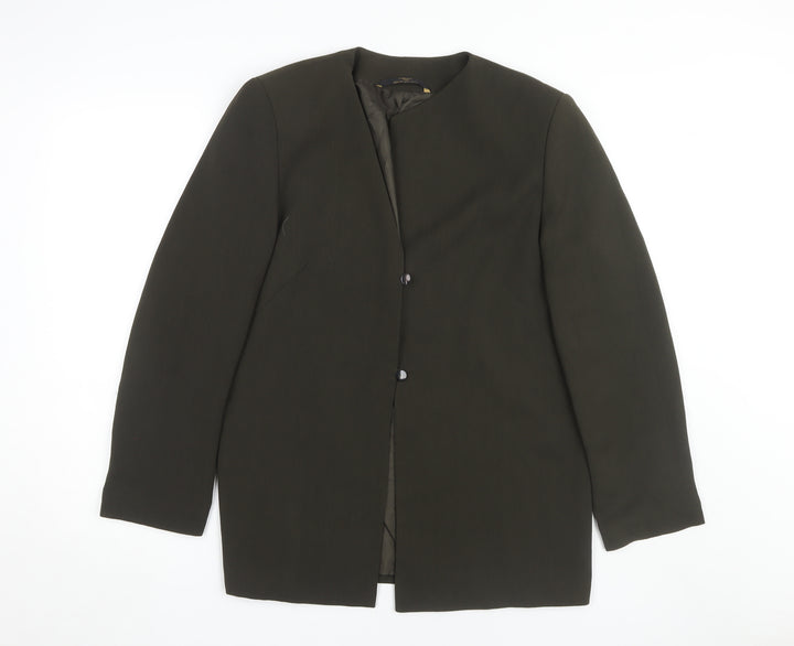 Marks and Spencer Women's Green Jacket Size 12