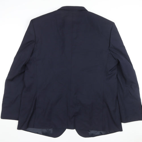 Marks and Spencer Men Blue 48 Regular Blazer