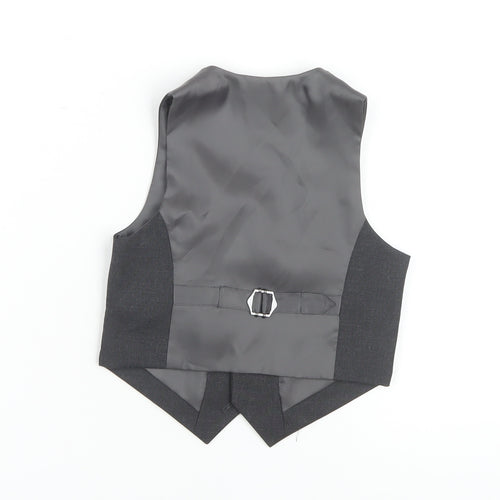 Marks and Spencer Boys Black Suit Waistcoat 2-3 Years