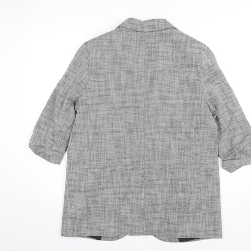 River Island Women's Grey Check Blazer Size 12