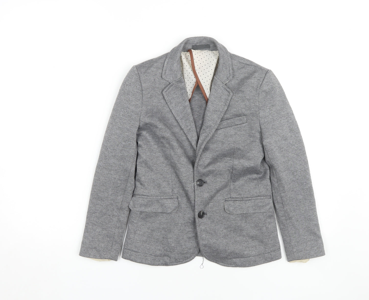 River Island Boys Grey Suit Jacket, Age 10, Formal Style