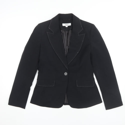 Next Women's Black Petite Tailored Blazer S - Formal Elegant Style
