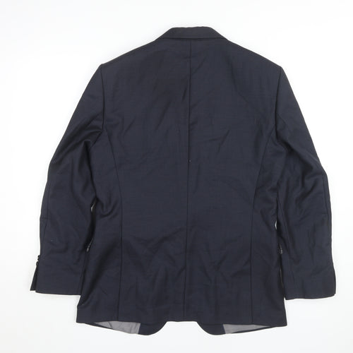 Zara Man Blue Blazer Men's 42 Formal Jacket