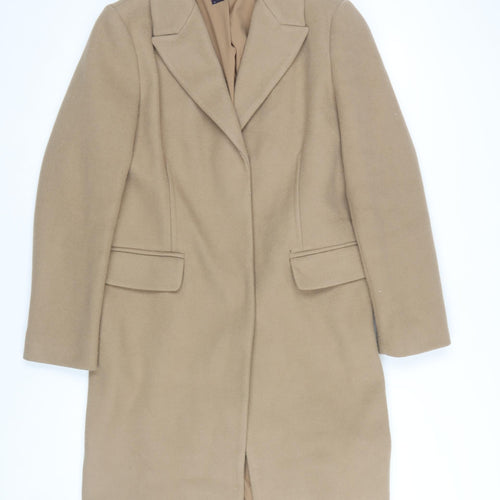 Marks and Spencer Women's Beige Long Coat Size 10