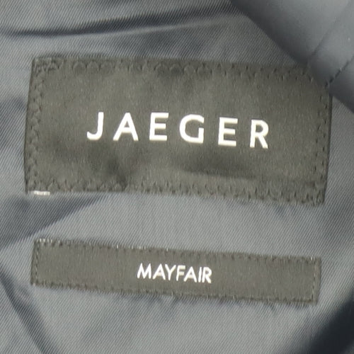 Jaeger Men's Black Striped Blazer - Size 40L
