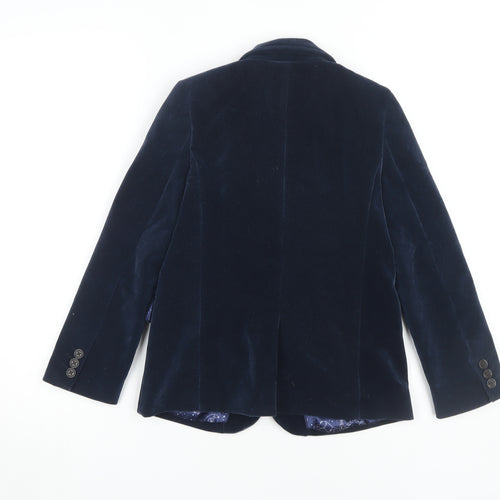 Monsoon Boys Blue Velvet Blazer 9-10 Years