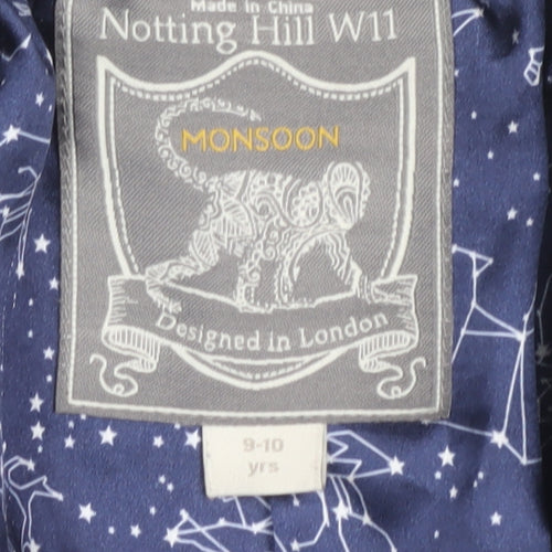 Monsoon Boys Blue Velvet Blazer 9-10 Years