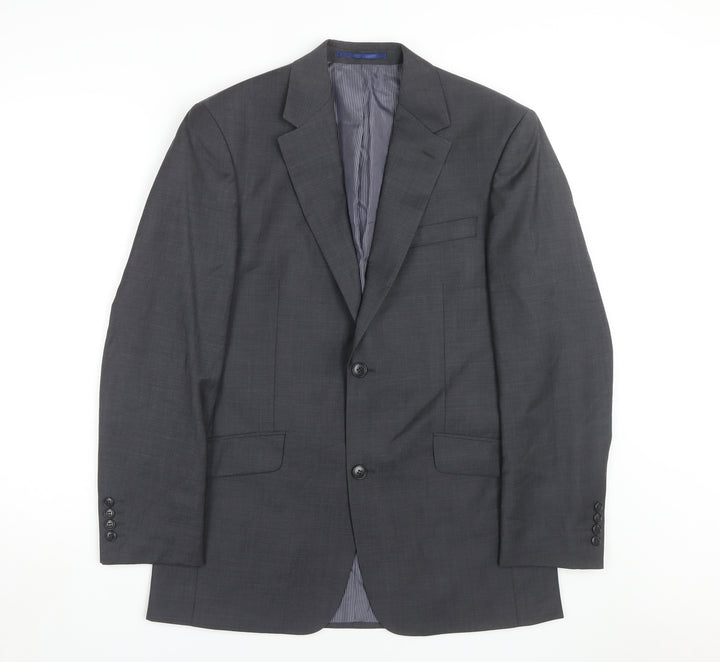 Daniel Hechter Men's Grey Blazer, Size 38 Regular Fit