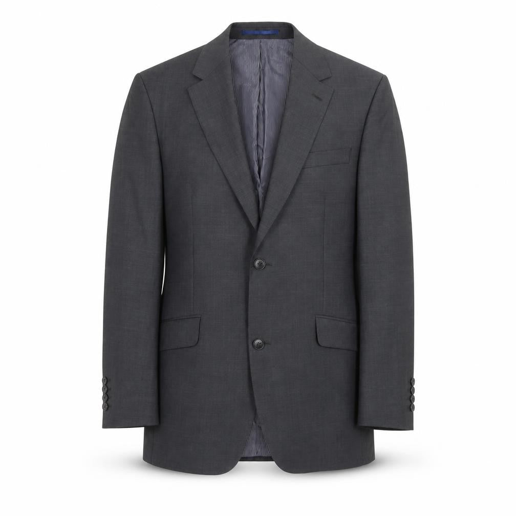 Front view of Daniel Hechter Men's Grey Blazer, size 38, Regular Fit