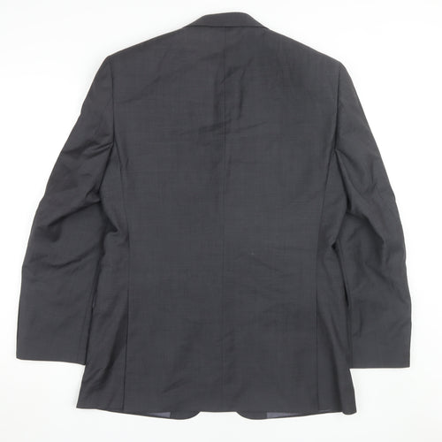 Daniel Hechter Men's Grey Blazer, Size 38 Regular Fit