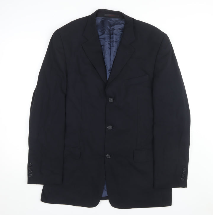 Ted Baker Men's Blue Long Suit Jacket Size 42L