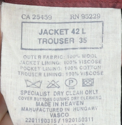 Ted Baker Men's Blue Long Suit Jacket Size 42L